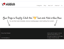 Tablet Screenshot of iheartyiddish.com